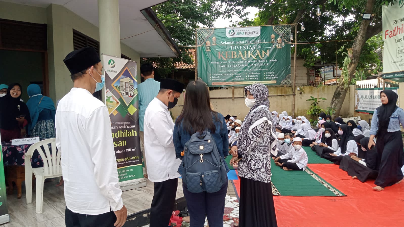Relawan Yayasan Alpha Indonesia Jakarta Ibu Sri